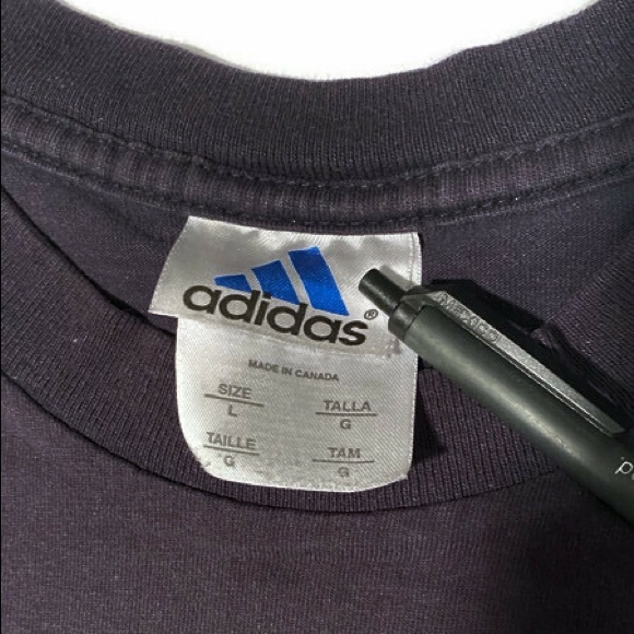 90’s Adidas Spell Out Graphic Tee - Picture 4 of 4